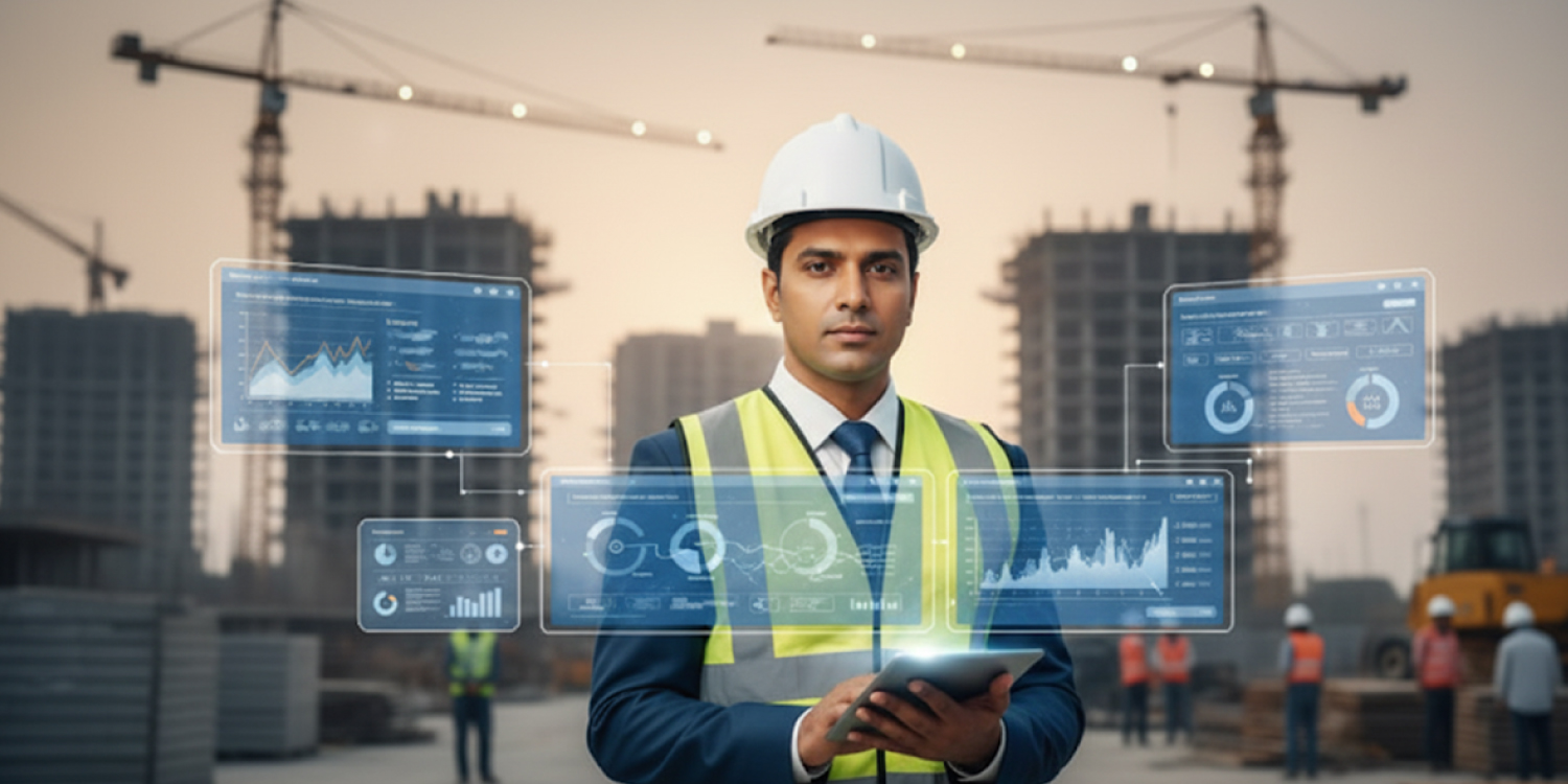 Best Construction ERP in India – In4Suite® ERP software for builders and contractors with project, finance, and compliance dashboards.
