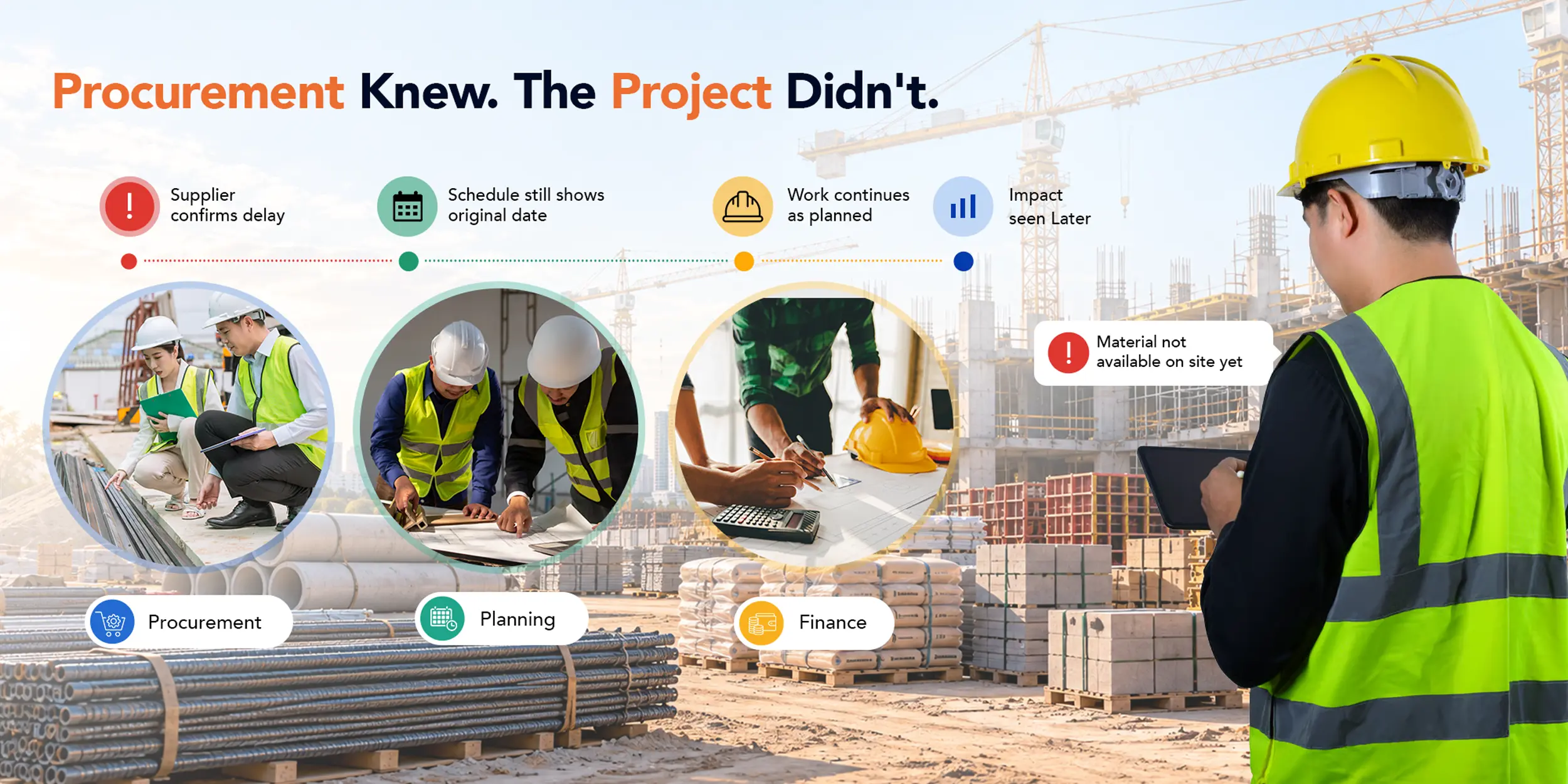  Why Does a Material Shortage Reach the Project Team Days After Procurement Already Knew?